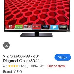 (2014) 120hz 60” Vizio liquid crystal tv (E600i-B3)