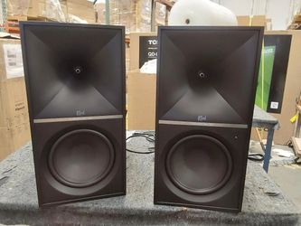 Klipsch THE-NINES-BLACK 240W Powered Speaker Pair with 8" Woofer