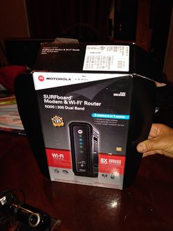 Motorola. Modem / wifi router