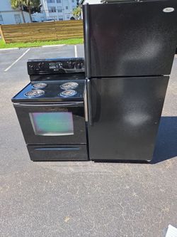 Refrigerator And Stove Combo