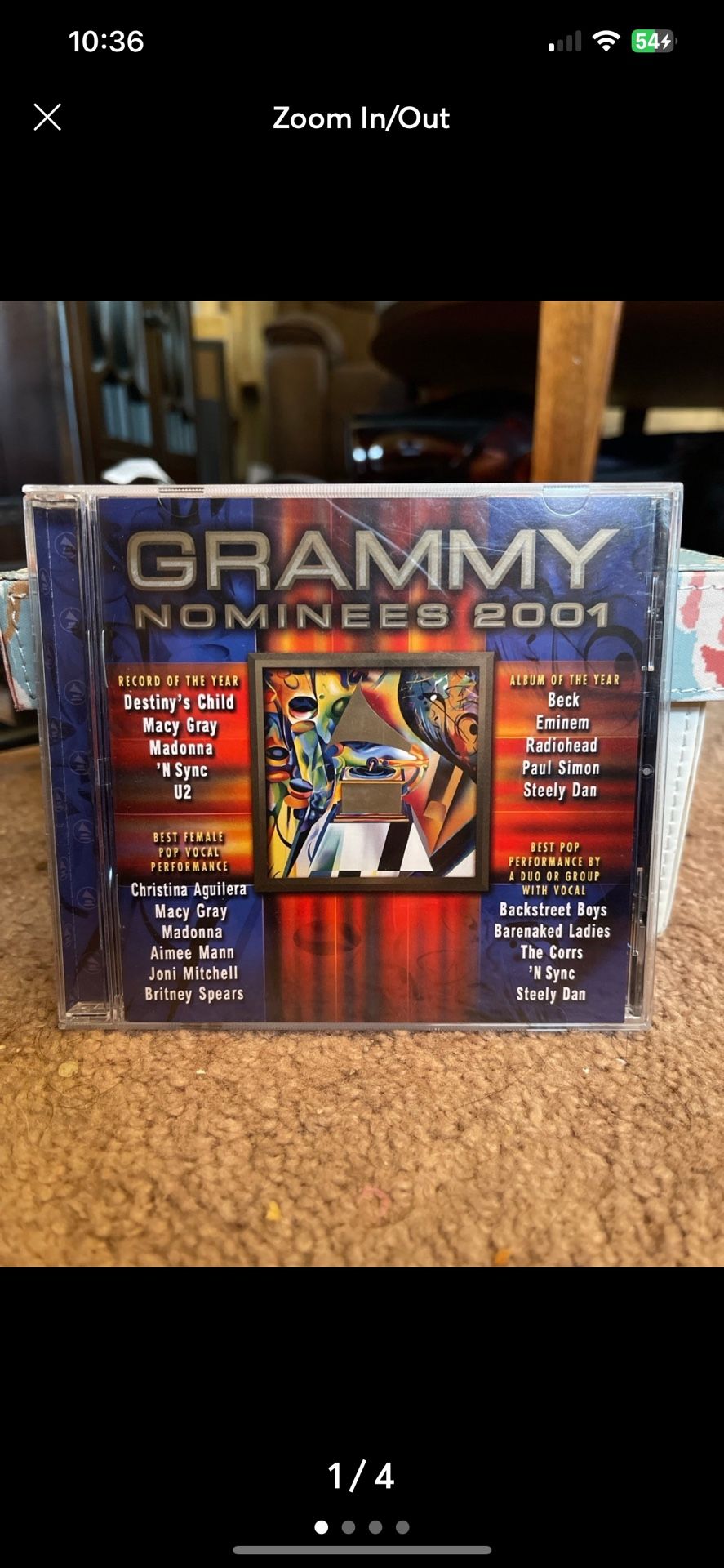 Grammy Nominees 2001 CD