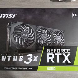 Msi 3080 Ventus - Excellent Condition