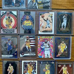 LeBron James & Bronny James Card Lot – 14 Total Cards – All Cards Pictured 
