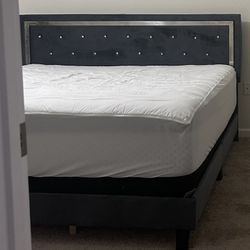King Bed Frame and mattress 