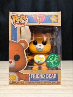 Funko Pop! Vinyl:  Care Bear 40th Anniversary - Friend Bear #1123 - Earth Day 2022 Walmart Exclusive