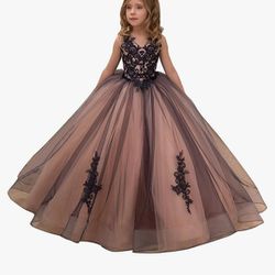 Flower Girl Dress Kids, Pageant, Ball Gown Dress Size 8
