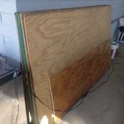 3 Plywood Sheets And 9 Sheets Of OSB 4x8 