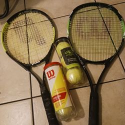 Tennis Equipment Prince & Wilson 