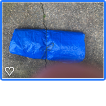 BLUE TARP - 20X20 OR LARGER - EXCELLENT CONDITION - FREE
