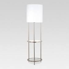 Floor Lamp with glass shelves