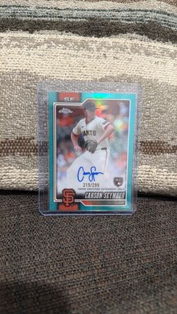 Carson Seymour Topps Chrome RC Auto 215/299