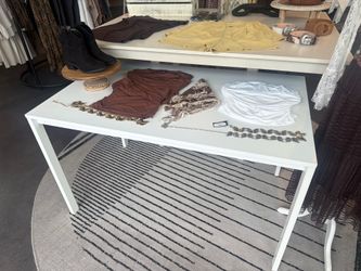 White Table – Great for Desk, Dining, Craft or Display