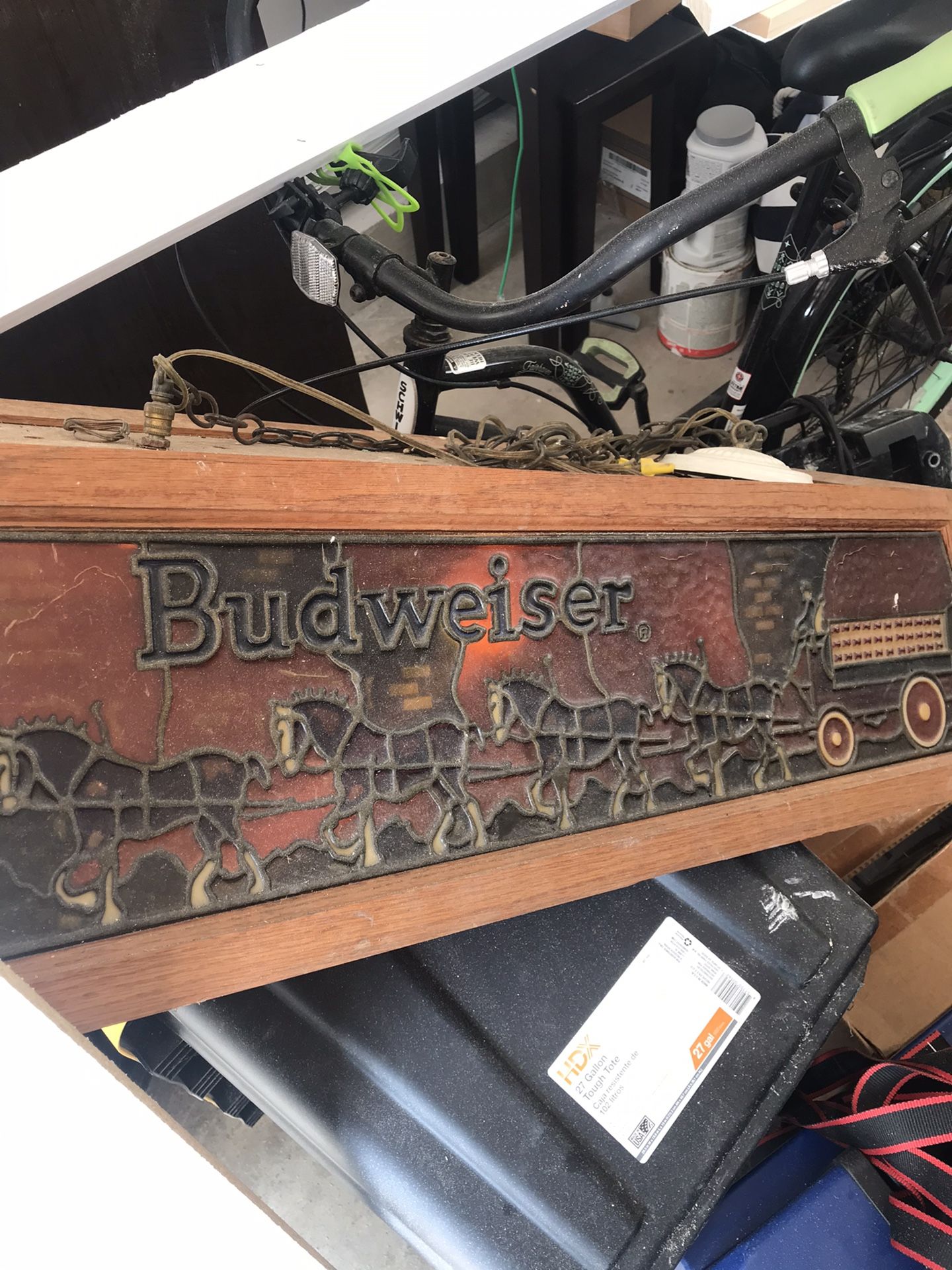 Vintage Budweiser pool table light for Sale in Fort Lauderdale, FL
