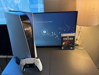 PS5 DISC VERSION + SPIDER-MAN MILES MORALES $450 FIRM