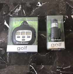Brookstone Golf Scope and Digital Golf Scorecard