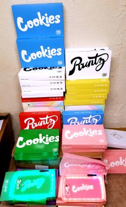 Brand New Cookies Runts Backwoods Rolling Trays LED Glow