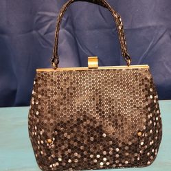 1940s Black Purse