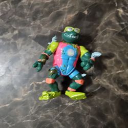 Vintage 1990 TMNT NINJA TURTLEs SEWER SURFING MICHAELANGELO Figure Hero Toy Rare