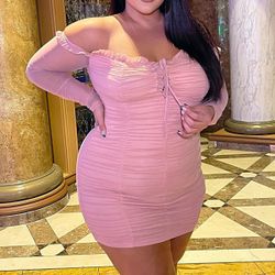 Plus Size Maura Mesh Dress
