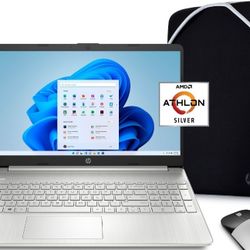 Hp Laptop 15in 128gb New Wireless Mouse Case NEW 