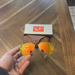 Ray Ban Aviator Sunglasses 58mm 