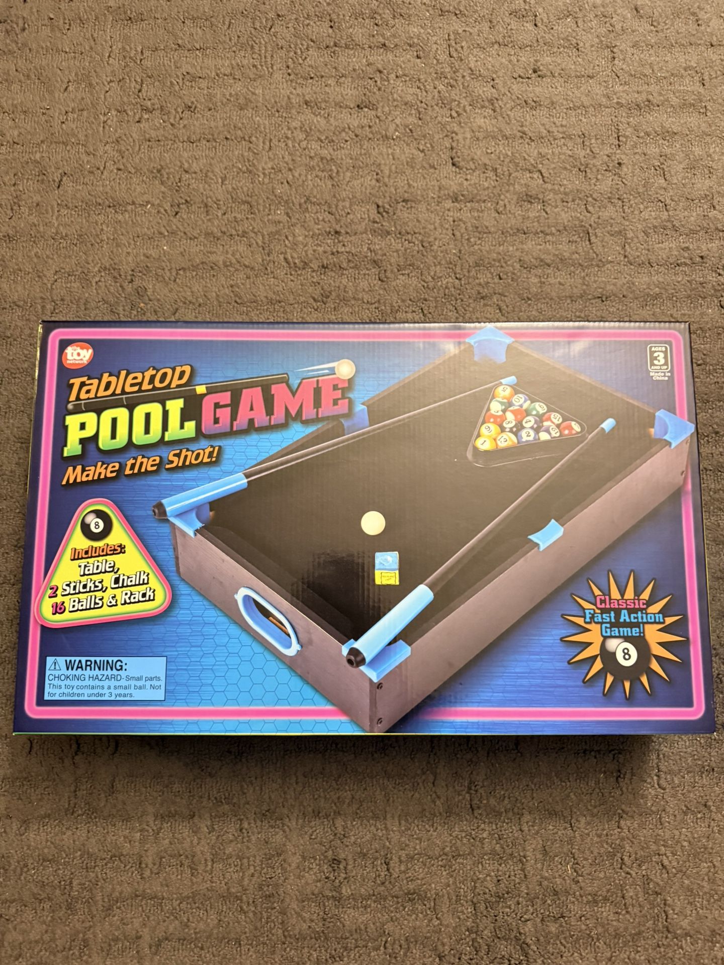 The Toy Network Tabletop Pool Game 