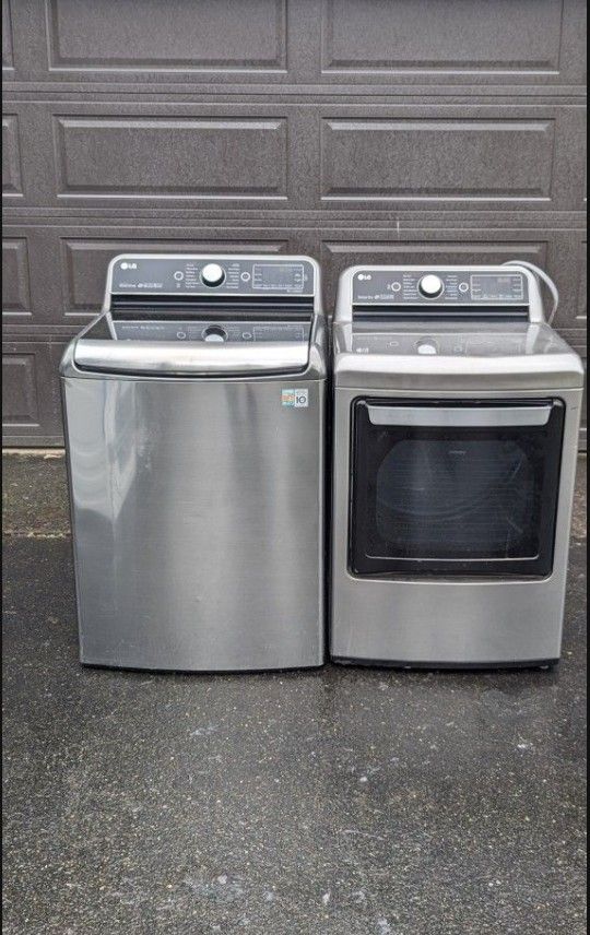 2023  LG XL Capacity 5.0 cuft washer and 7.4 cuft Electric Dryer. Works Perfect. 30 Days warranty