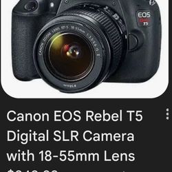 Canon Camera Rebel T5 & T6 