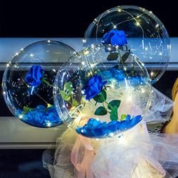 Led Blue Rose