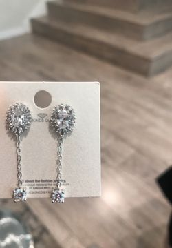Diamond Tier drop earring! Made in Korea high quality!