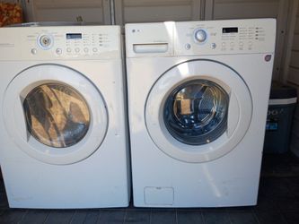 LG washer and dryer