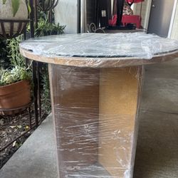 Round Glass Top Table 