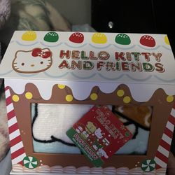 Hello Kitty Christmas Blankets Brand New In Box 