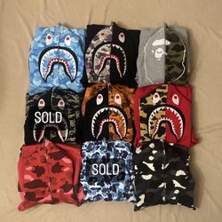 Bape Hoodies - Authentic (READ DESCRIPTION BEFORE MESSAGING)