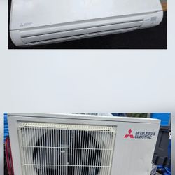 Mitsubishi MUZ-GL15NA-U1 Ductless M-Series Outdoor Heat Pump 15K BTU + indor MSZ-HM12NA