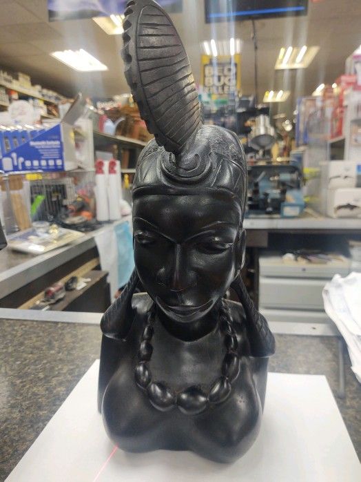 African wooden 12inch Statue