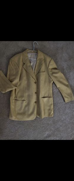 Tan Blazer Suit Jacket