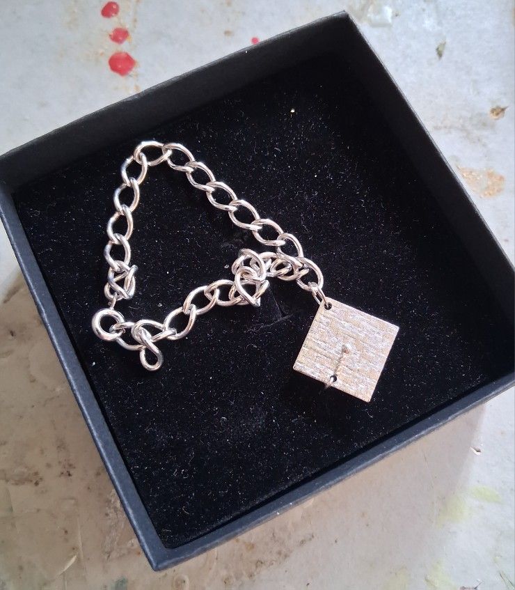 Sterling Silver Graduation Charm Bracelet