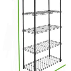 5-Shelf Heavy Duty Garage Shelving Storage Rack 
