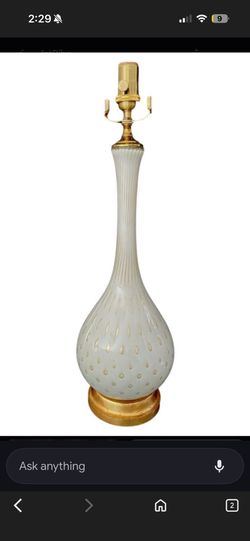 Vintage Designer Tabletop Lamp