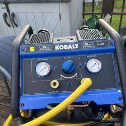26 Gal Kobalt Air Compressor  with a 50 Ft Holes 