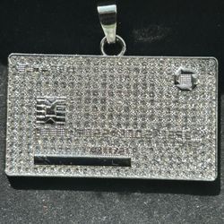 Silver Credit Card Pendent 
