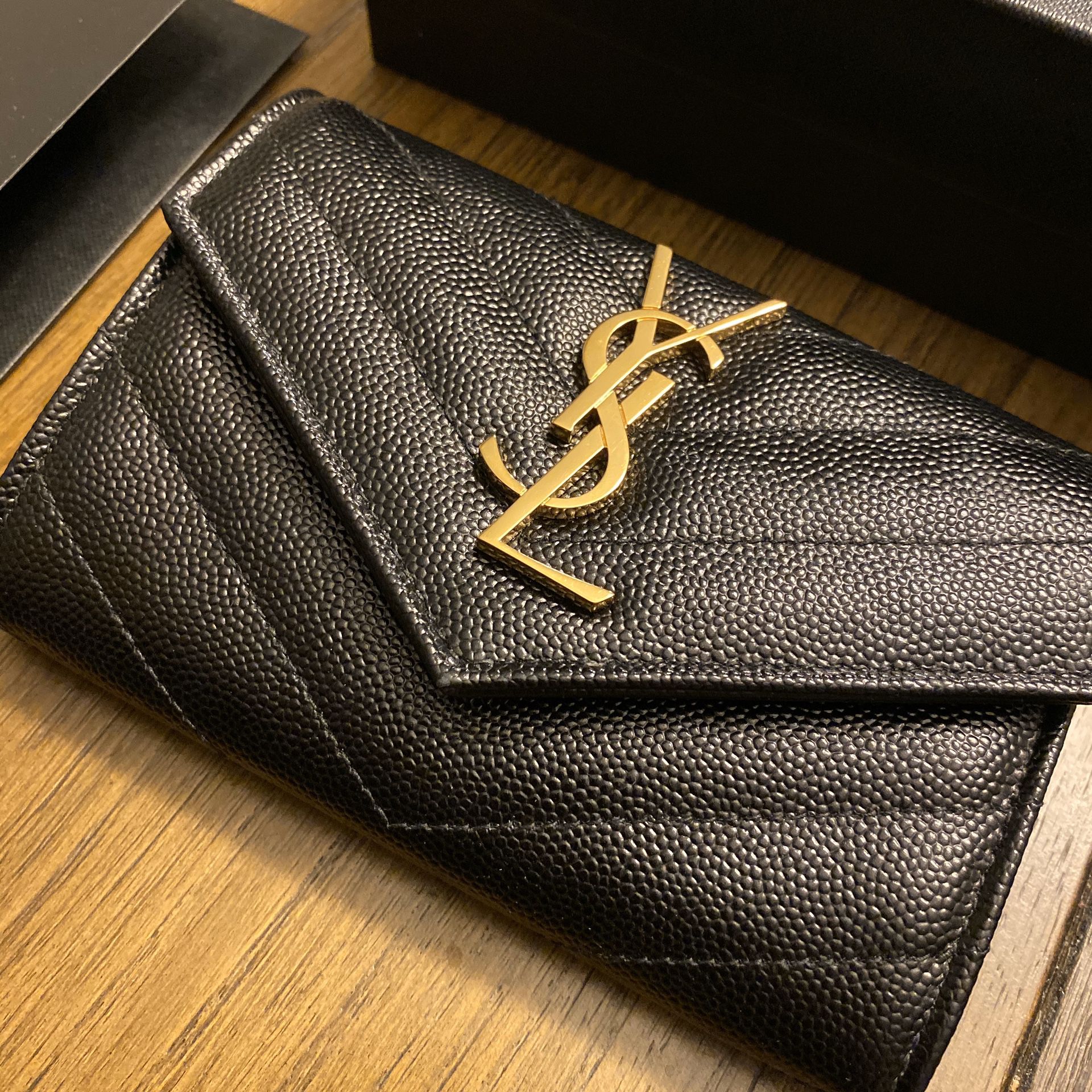 Authentic YSL monogram small wallet not WOC