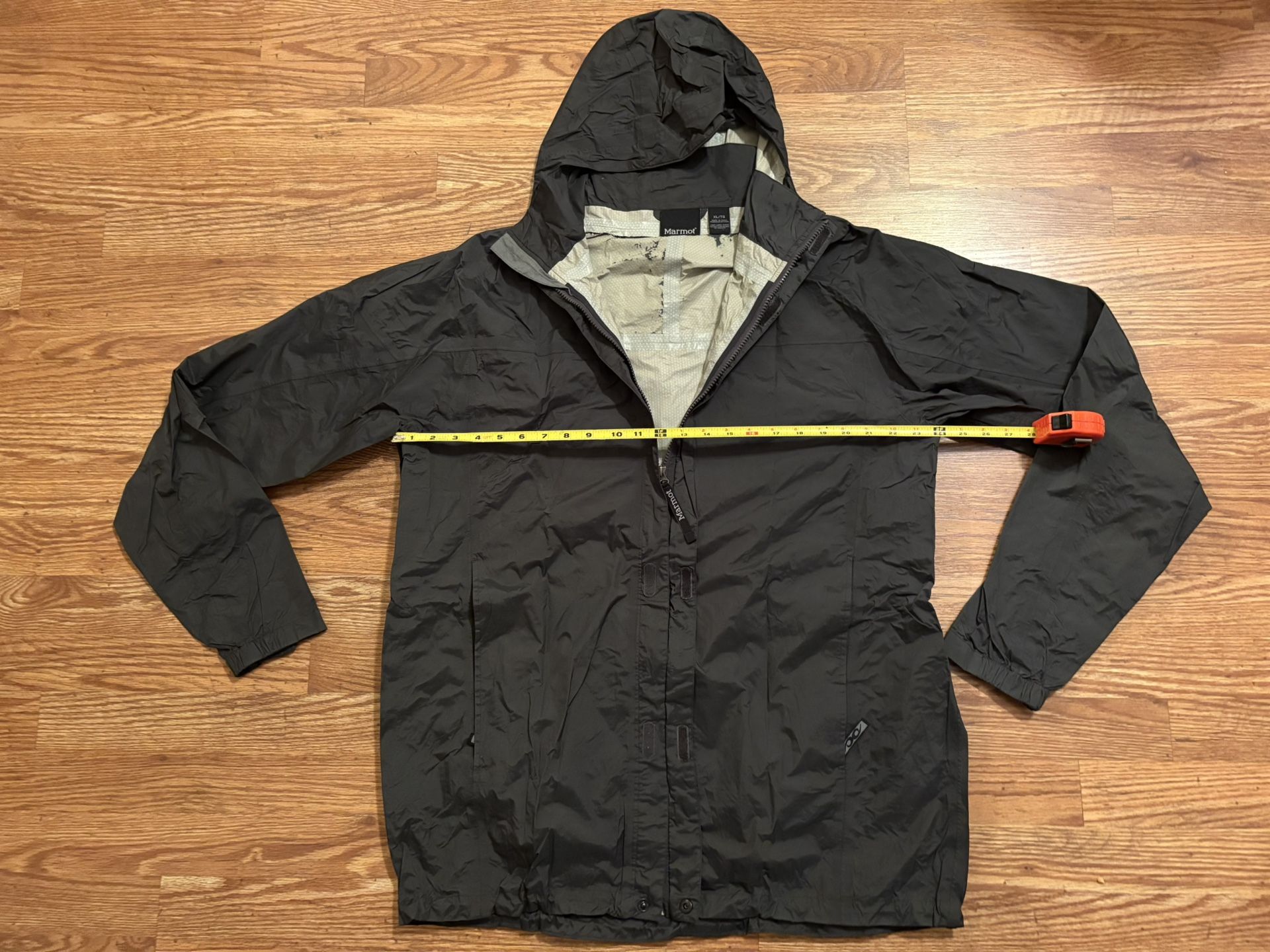 Mens Marmot Nylon Raincoat Shell Jacket Size XL