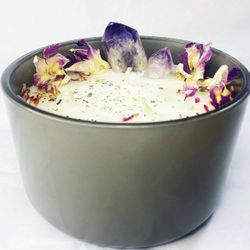 Healing/Cleansing candles with Crystals