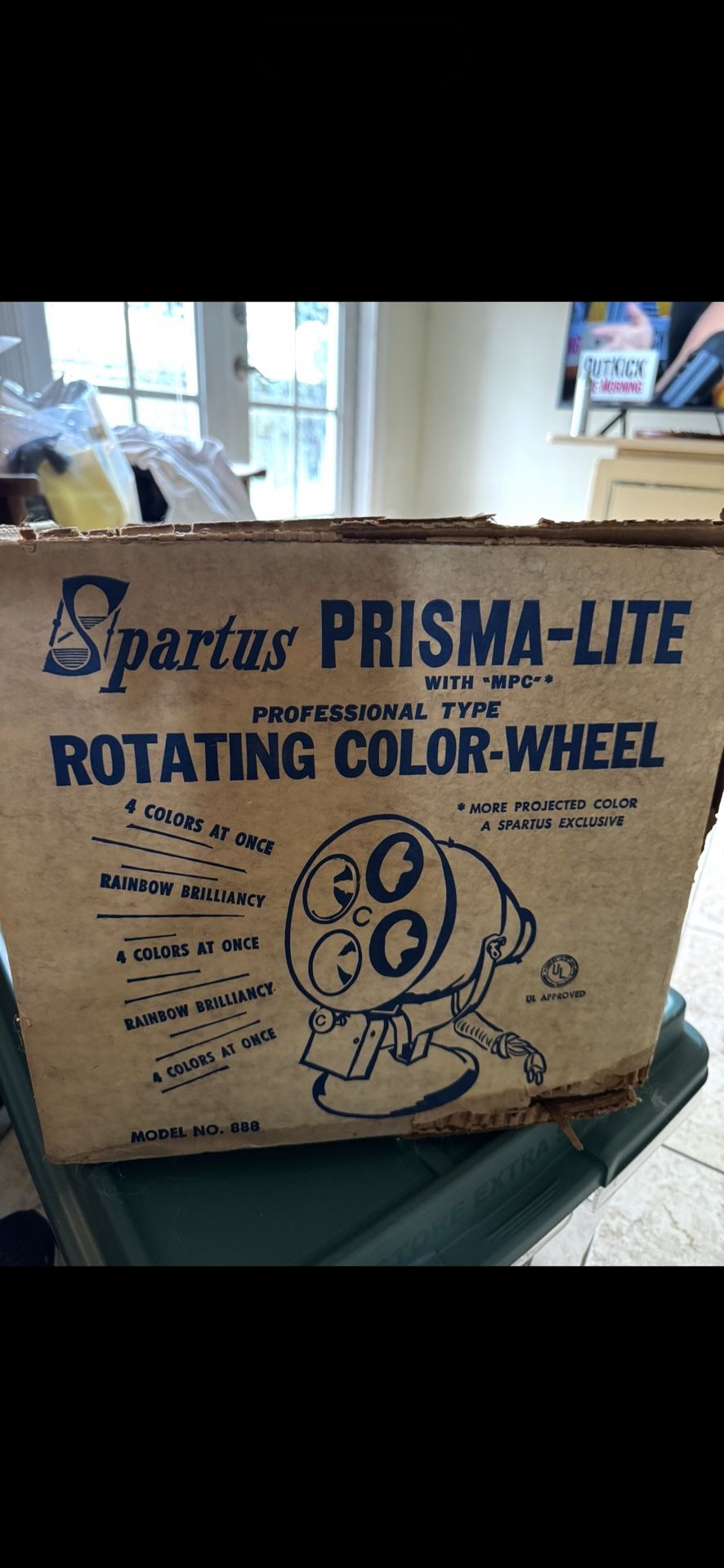 Vintage Spartus Prisma Rotating Color- Wheel