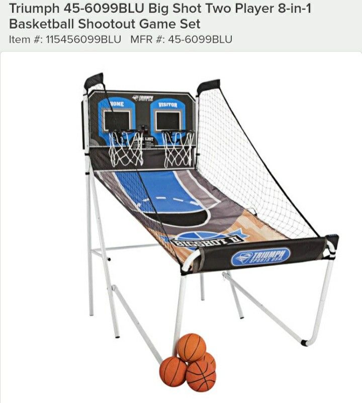 Basketball Shootout Game Set 