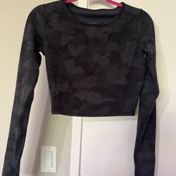 Lululemon Wunder Train Cropped Long Sleeve 