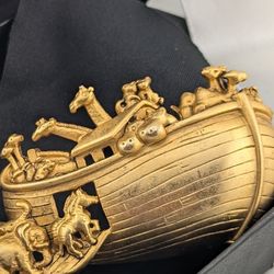 AJC Signed NOAH'S ARC Brooch Pin