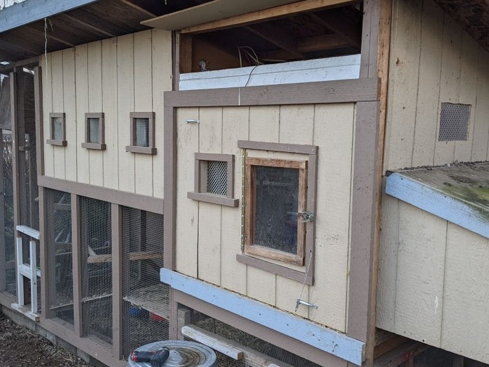 Large Chicken Coop. Wired To Be A "Smart Coop"